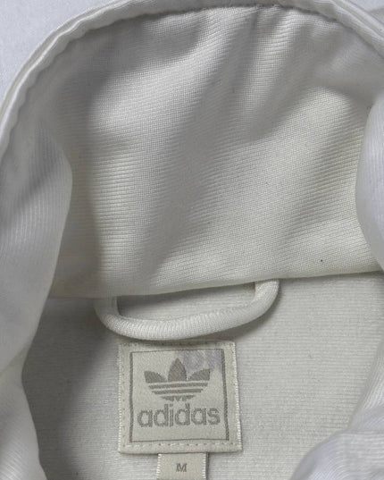Adidas White Trefoil Vintage Track Jacket
