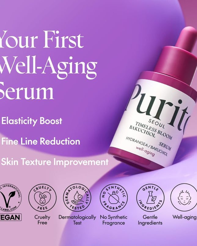 Purito Timeless Bloom Bakuchiol Serum 30ml