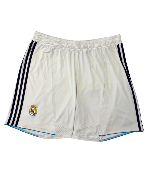 Adidas Real Madrid White ClimaCool Football Shorts - L | Waist: 34"