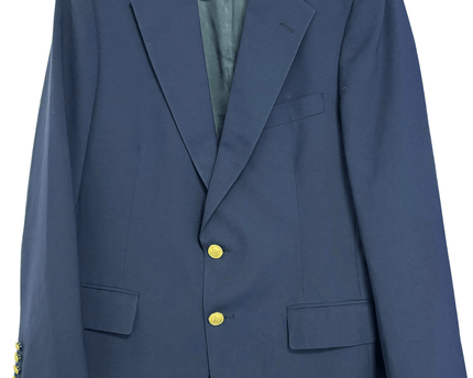 Ralph Lauren Polo University Club Navy Wool Blazer