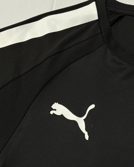 Puma DryCELL Performance Training Black with Grey Graphic Stripes T-Shirt