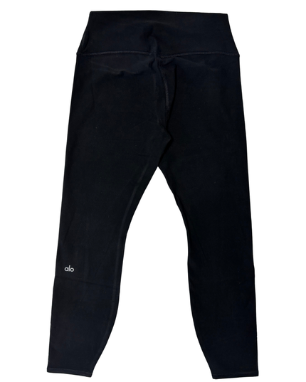 Alo High-Waist Black Sculpting Yoga Leggings - XS | Waist:26"