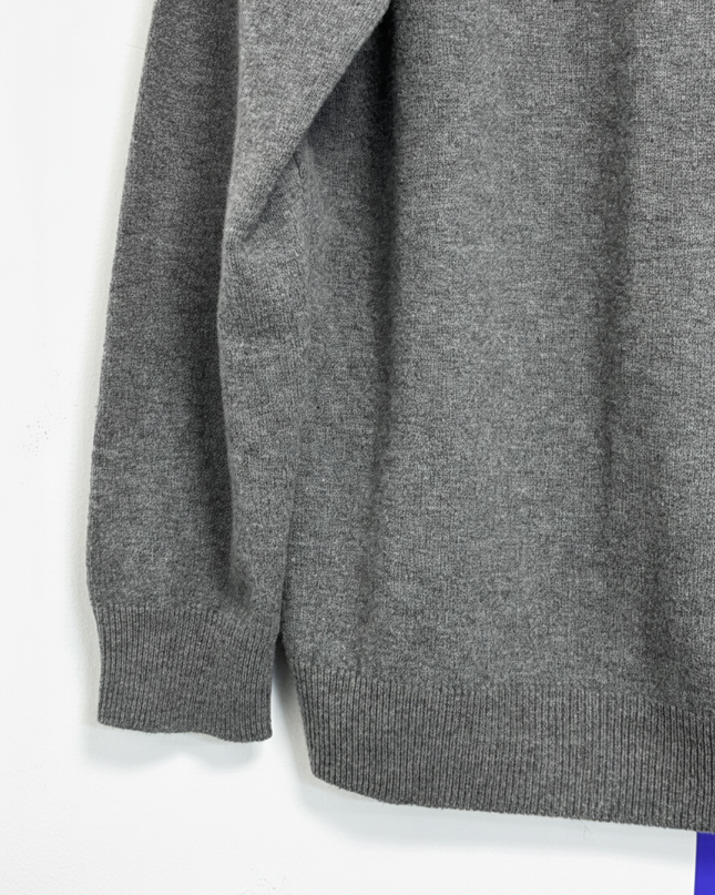 M&S Collection Grey Extra Fine Lambswool Sweater