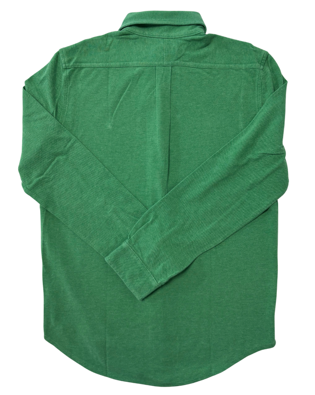 Ralph Lauren Featherweight Mesh Green Button-Down Shirt - XS
