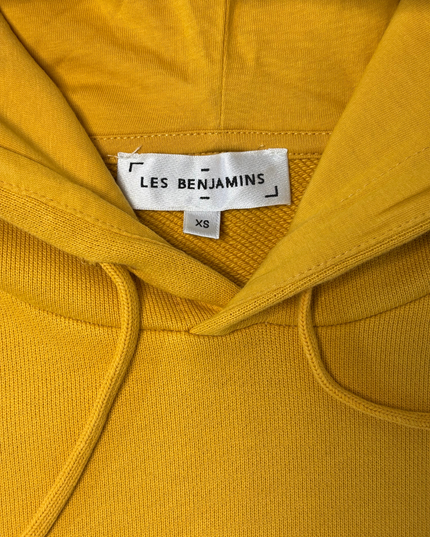 Les Benjamins Mustard Yellow Logo Hoodie
