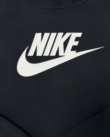 Nike Classic Black Crewneck Logo Sweatshirt