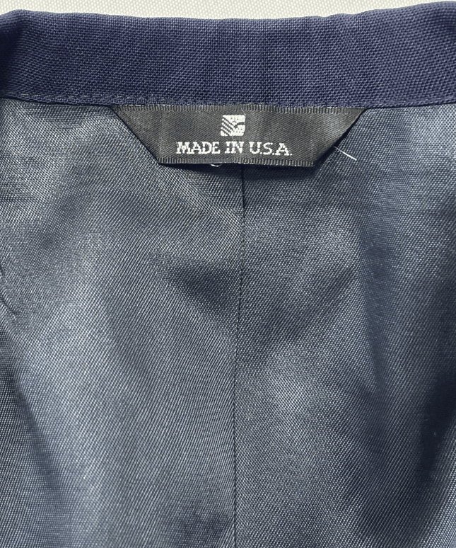 Ralph Lauren Polo University Club Navy Wool Blazer