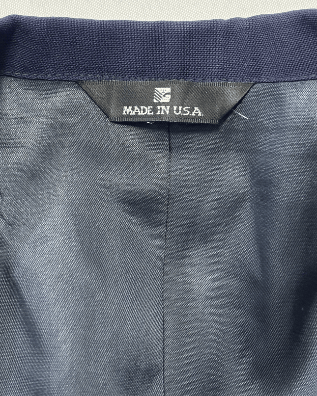 Ralph Lauren Polo University Club Navy Wool Blazer