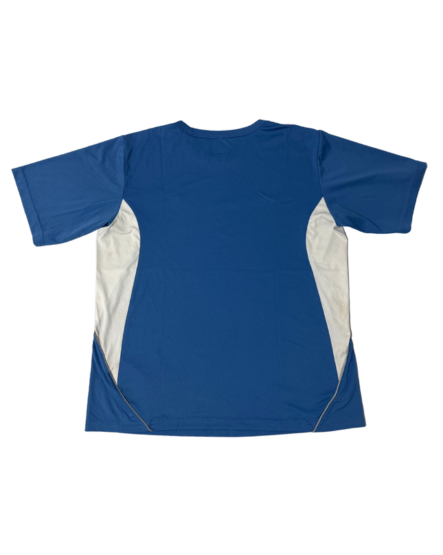 Nike FITDRY Blue & White Performance Training T-Shirt - M
