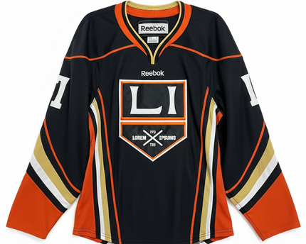 Reebok Black Graphic Hockey Jersey