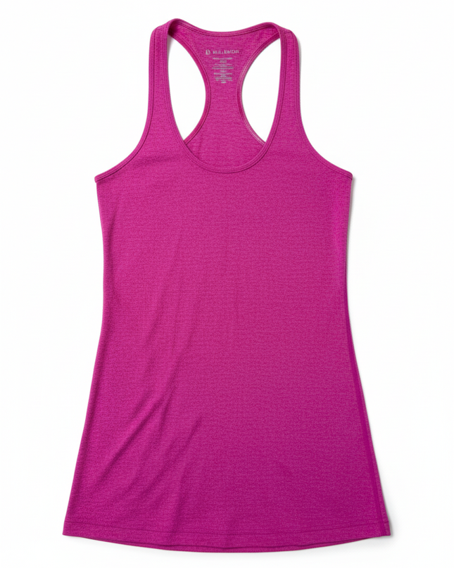Lululemon Heathered Pink Racerback Athletic Tank Top