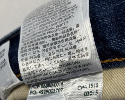 Levi's Blue Slim Fit Whiskered Denim Jeans