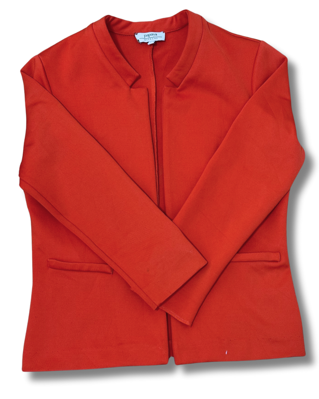 Papaya Red Blazer - XS