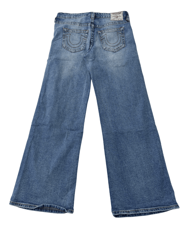 True Religion Bobbi Baggy Wide Leg Light Wash Jeans