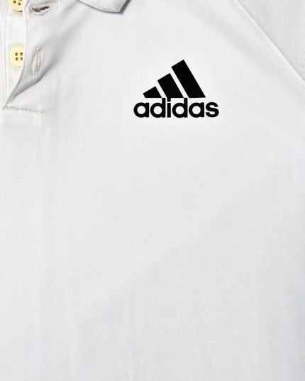Adidas Primegreen Aeroready White Polo Shirt