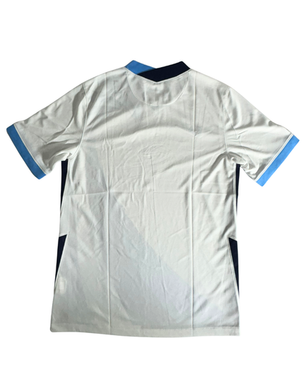 Nike Dalian Shide Swirl Print White & Blue Dri-Fit Football Jersey - S