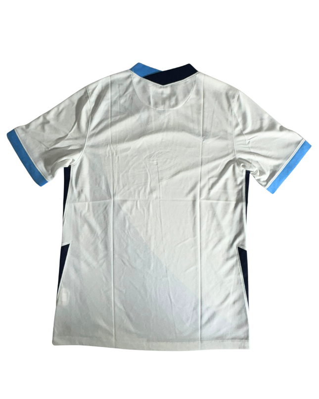 Nike Dalian Shide Swirl Print White & Blue Dri-Fit Football Jersey - S
