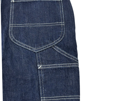 Lee Vintage Modern Dark Wash High Rise Dungaree Ankle Jeans