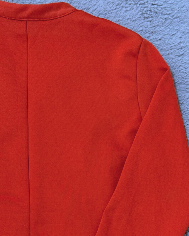 Papaya Red Blazer - XS