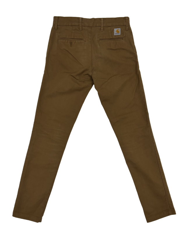 Carhartt WIP Sid Brown Duck Chino Pants - S | Waist: 29"