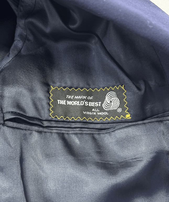 Ralph Lauren Polo University Club Navy Wool Blazer