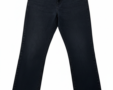 Levi's 724 High Rise Straight Leg Black Jeans