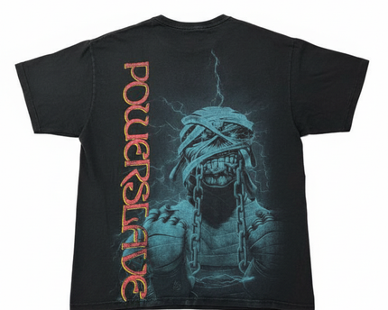 Hanes Black Iron Maiden Powerslave Graphic Tee