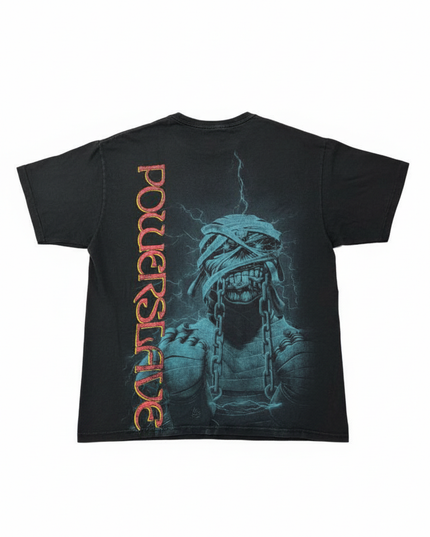 Hanes Black Iron Maiden Powerslave Graphic Tee