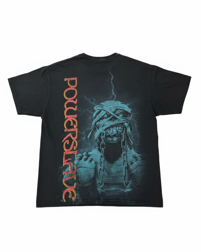 Hanes Black Iron Maiden Powerslave Graphic Tee
