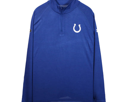 Under Armour NFL Indianapolis Colts Combine Authentic 1/4 Pullover Blue Zipper