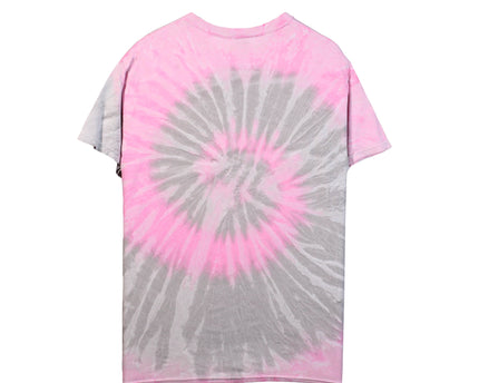Destinations USA Great Smoky Mountains Pink & Grey Tie-Dye T-Shirt Made in USA