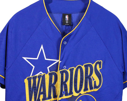 NBA Golden State Warriors Embroidered Blue Jersey