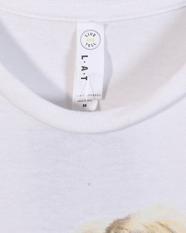 L.A.T Carrie Underwood The Denim And Rhinestones Tour White T-Shirt