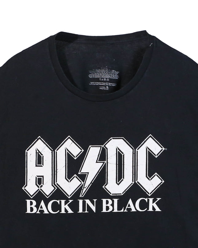 AC/DC Back in Black Short Sleeve Graphic T-Shirt