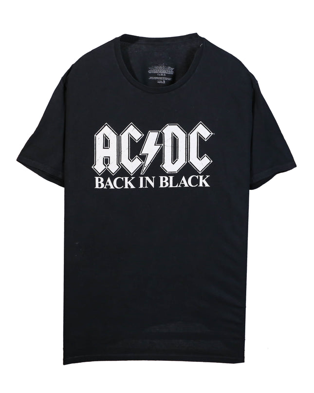 AC/DC Back in Black Short Sleeve Graphic T-Shirt