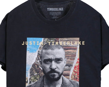 JustinTimberlake Music Concert Man Of The Woods Tour Black T-Shirt