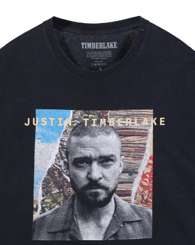 JustinTimberlake Music Concert Man Of The Woods Tour Black T-Shirt