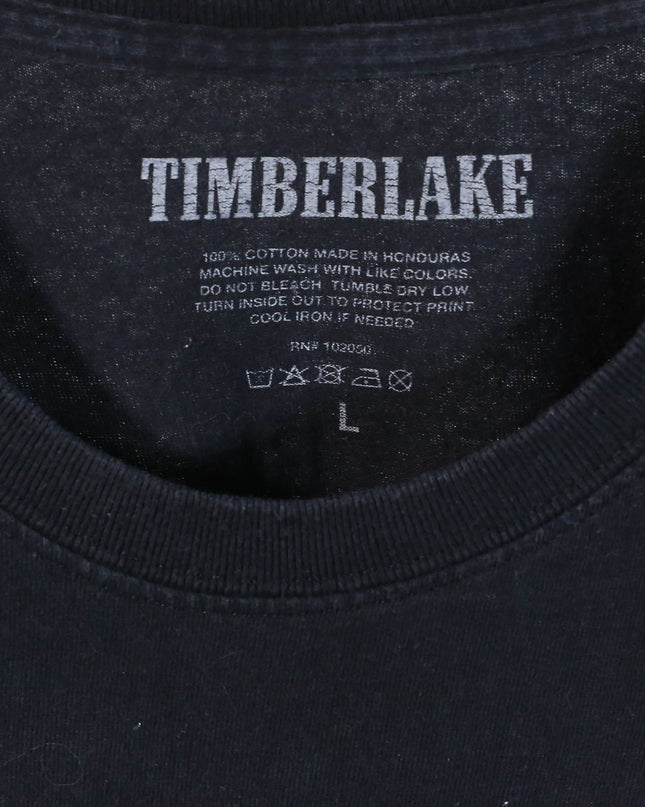 JustinTimberlake Music Concert Man Of The Woods Tour Black T-Shirt