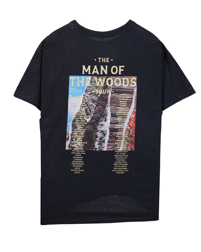 JustinTimberlake Music Concert Man Of The Woods Tour Black T-Shirt