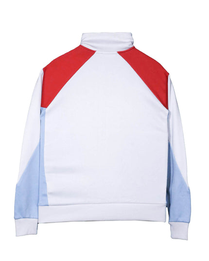 Puma Retro Colorblock White Red Zip-Up Track Jacket
