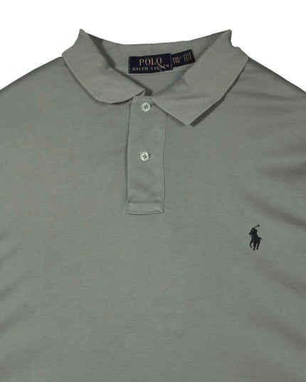 Ralph Lauren Classic Sage Green Piqué Polo Shirt
