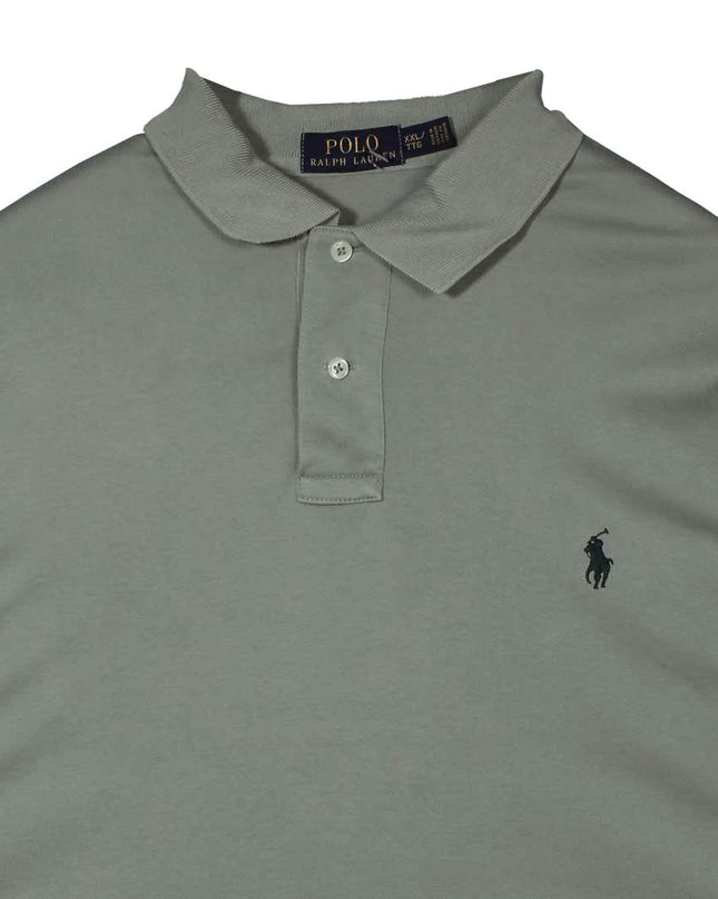 Ralph Lauren Classic Sage Green Piqué Polo Shirt