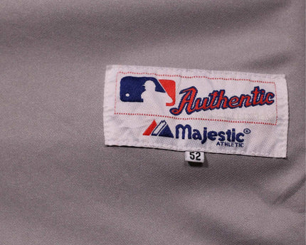 Majestic MLB Minnesota Twins Joe Mauer #7 Grey Authentic Jersey