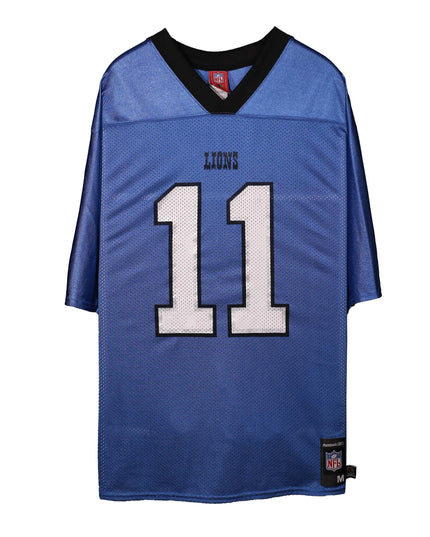 Reebok NFL Detroit Lions Roy Williams #11 Blue Mesh Jersey