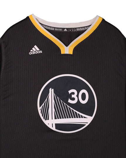 Adidas NBA Golden State Warriors Stephen Curry #30 Black Jersey