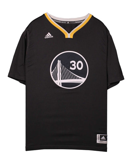 Adidas NBA Golden State Warriors Stephen Curry #30 Black Jersey