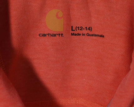 Carhartt Force Heathered Clay Red 1/4 Zip Pullover Shirt