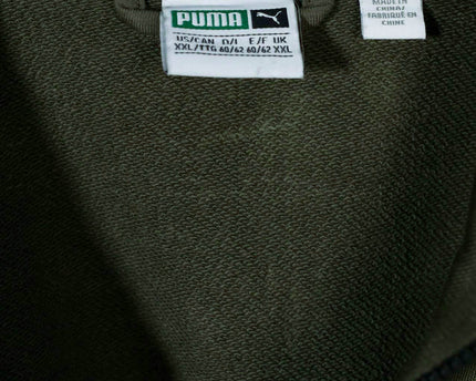 Puma Sport Full Zip Athletic Warm-Up Green Jacket