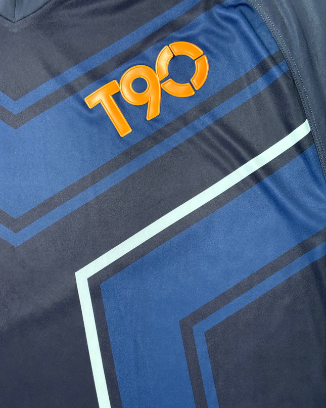 VINTAGE Nike Total 90 Dri-FIT Dark Navy & Blue Training Jersey