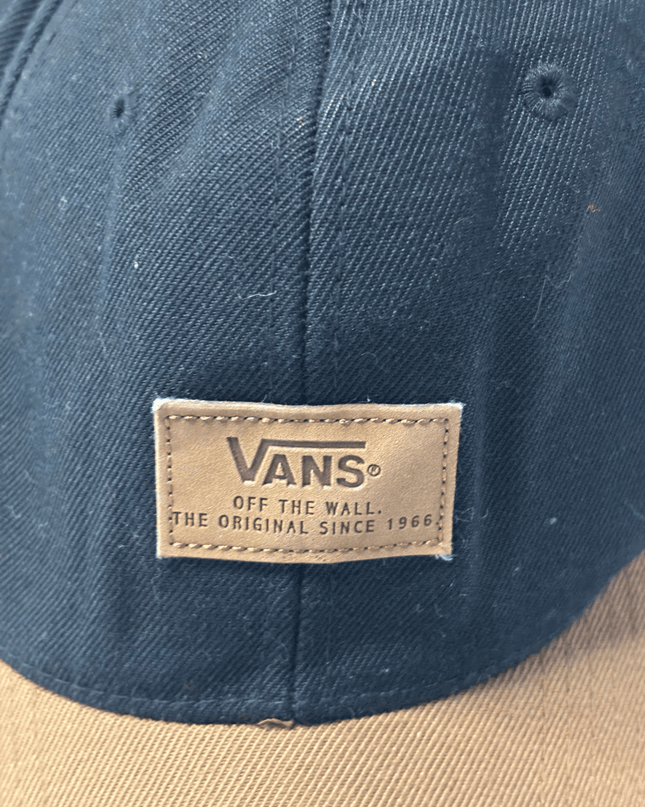 Vans The Natural Two-Tone Black & Brown Canvas Skate Cap